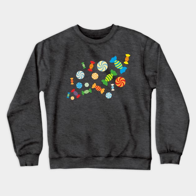 Rainbow Sugar Crush Crewneck Sweatshirt by XOOXOO